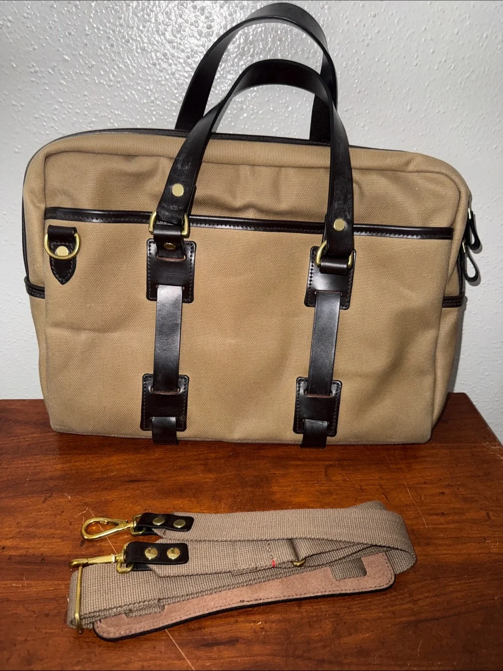 Vintage Canvas Laptop Bag